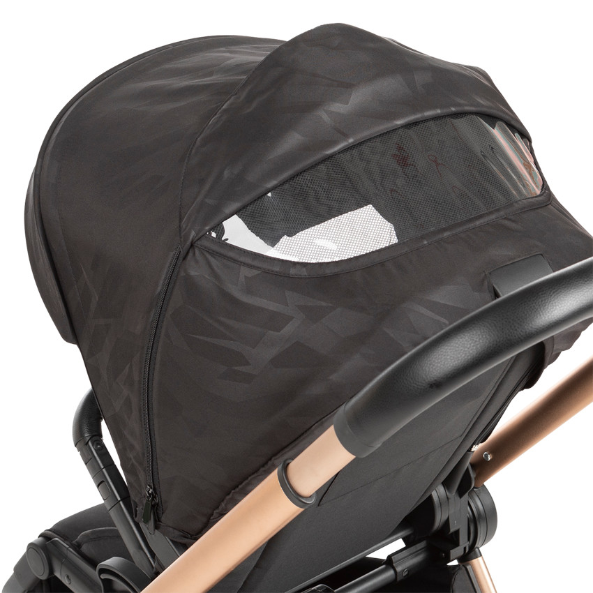 Καρότσι τριών θέσεων Tessa σαμπάνια 