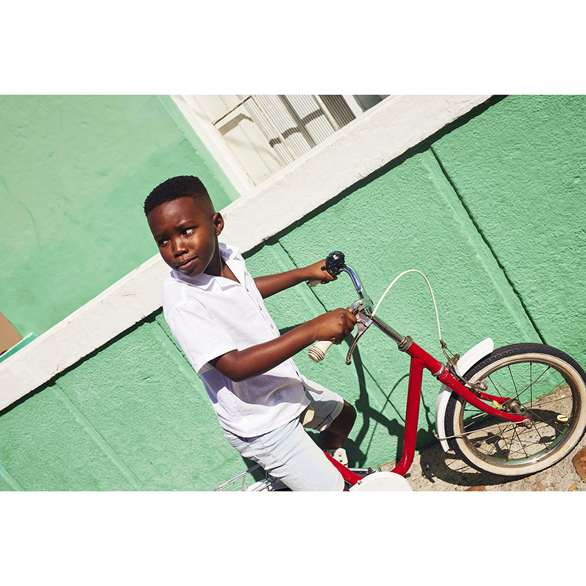 Βερμούδα effet jean με αποσπώμενη ζώνη για αγόρι 