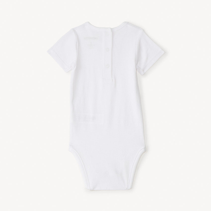 Σετ από 3 μονόχρωμα κοντομάνικα bodys για αγόρι μωρό 