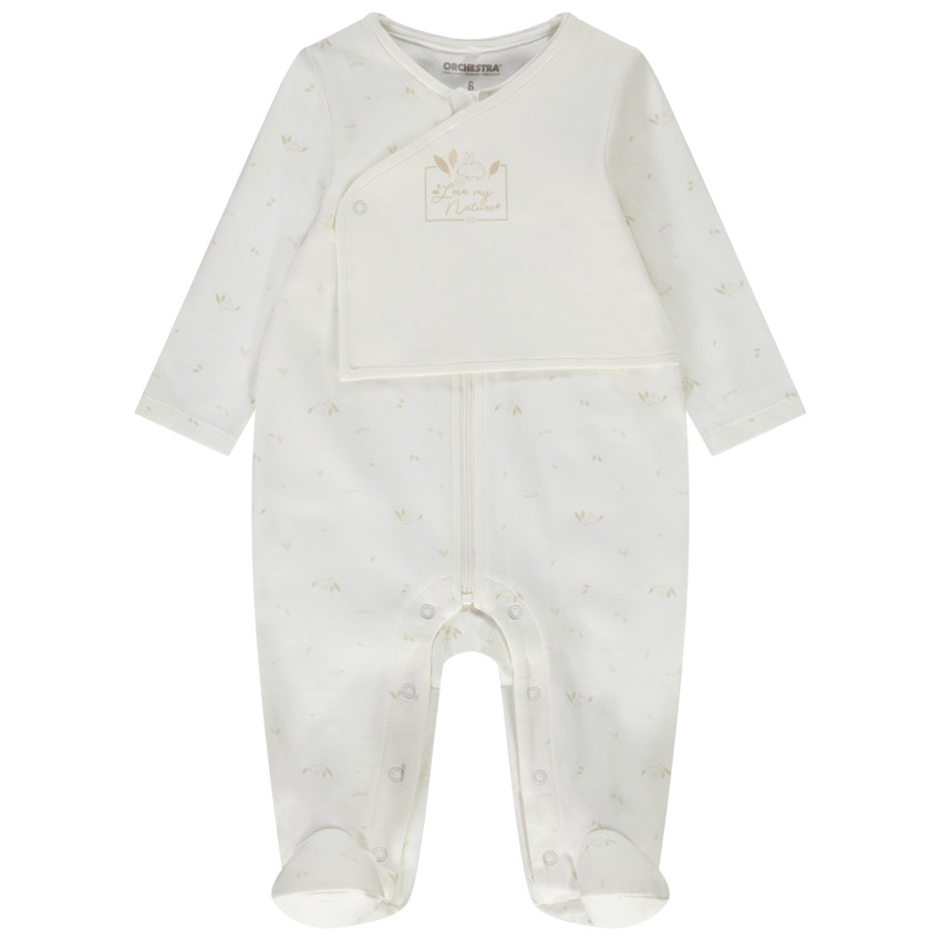 Φορμάκι βαμβακερό imprimé feuilles για bebe 