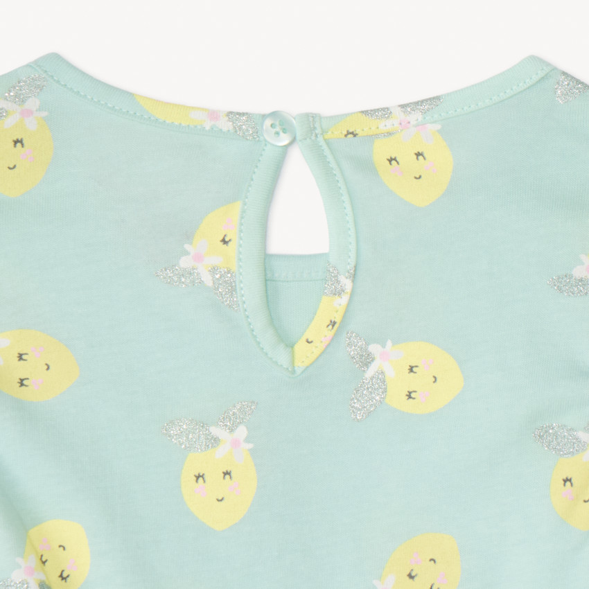 Σέτ από κοντομάνικα φανελάκια φαντασίας για κοριτσάκια. 