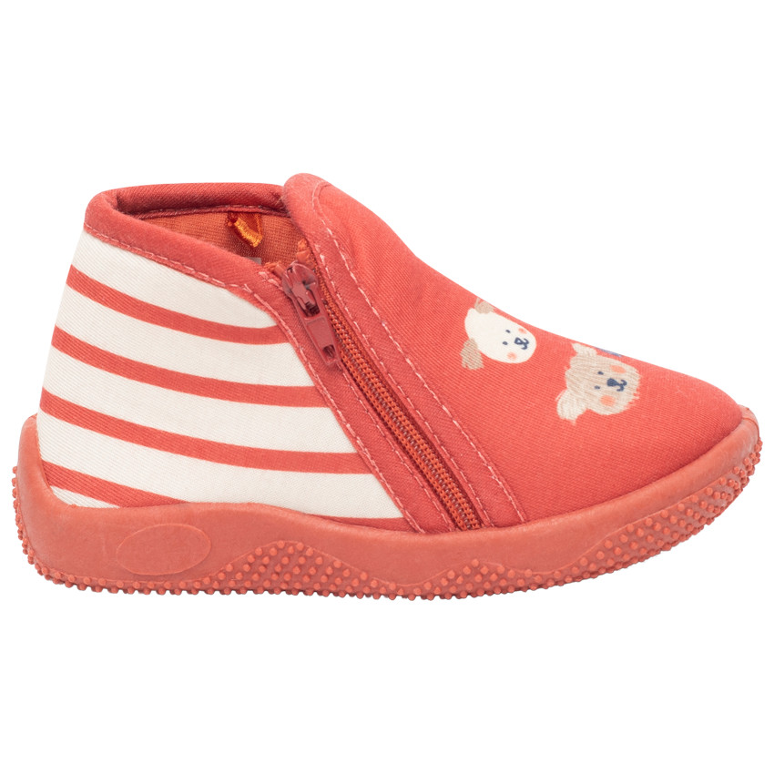 Chaussons bottillons print animaux et rayures pour bébé garçon  Additional Chaussons bottillons print animaux et rayures pour bébé garçon