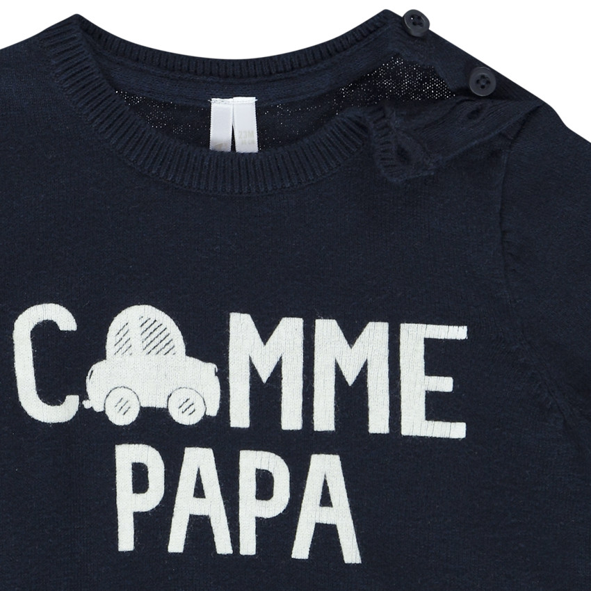 Pull avec print pour bébé garçon Main Pull avec print pour bébé garçon