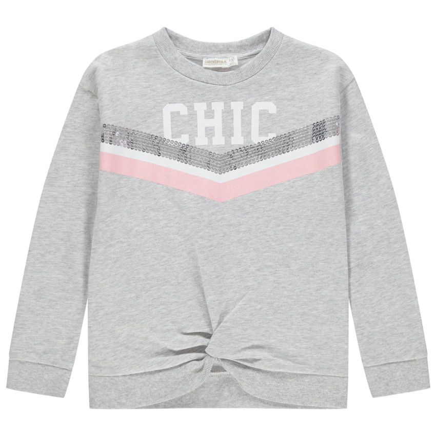 Φούτερ molleton με μήνυμα 