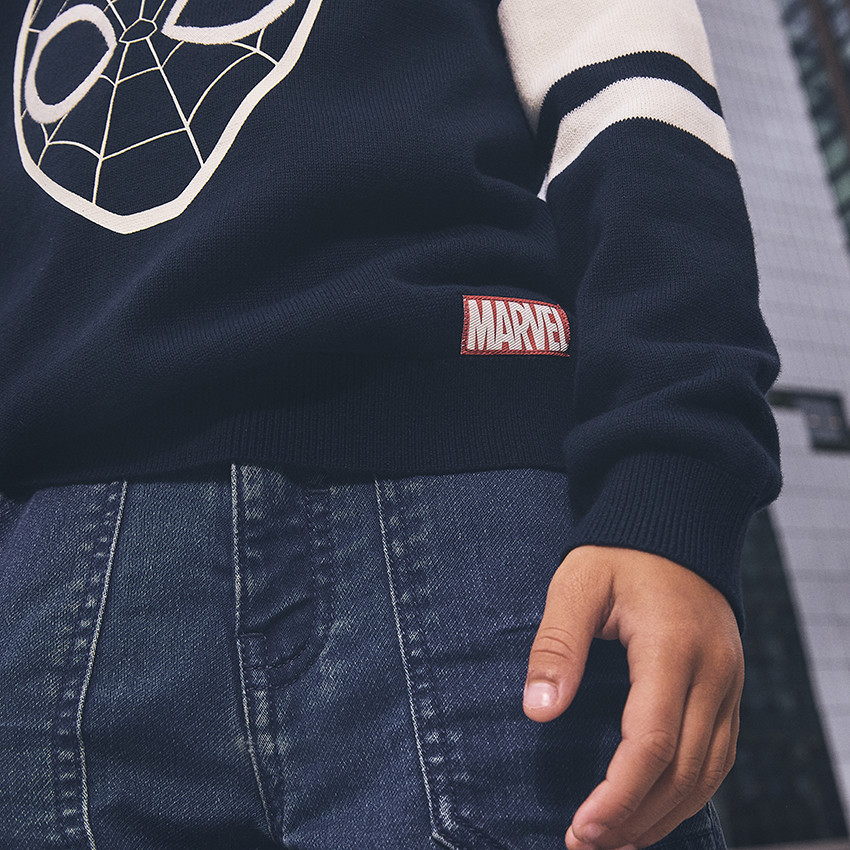 Πλεκτό πουλόβερ Spider-Man Marvel για αγόρι 