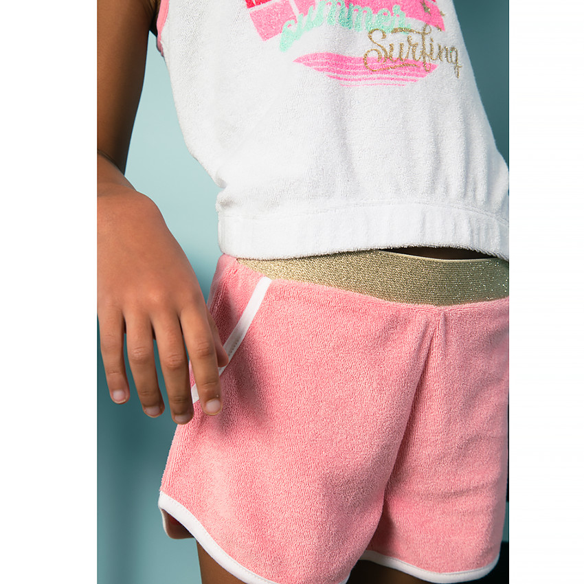 Ensemble de plage débardeur + short pour fille 
