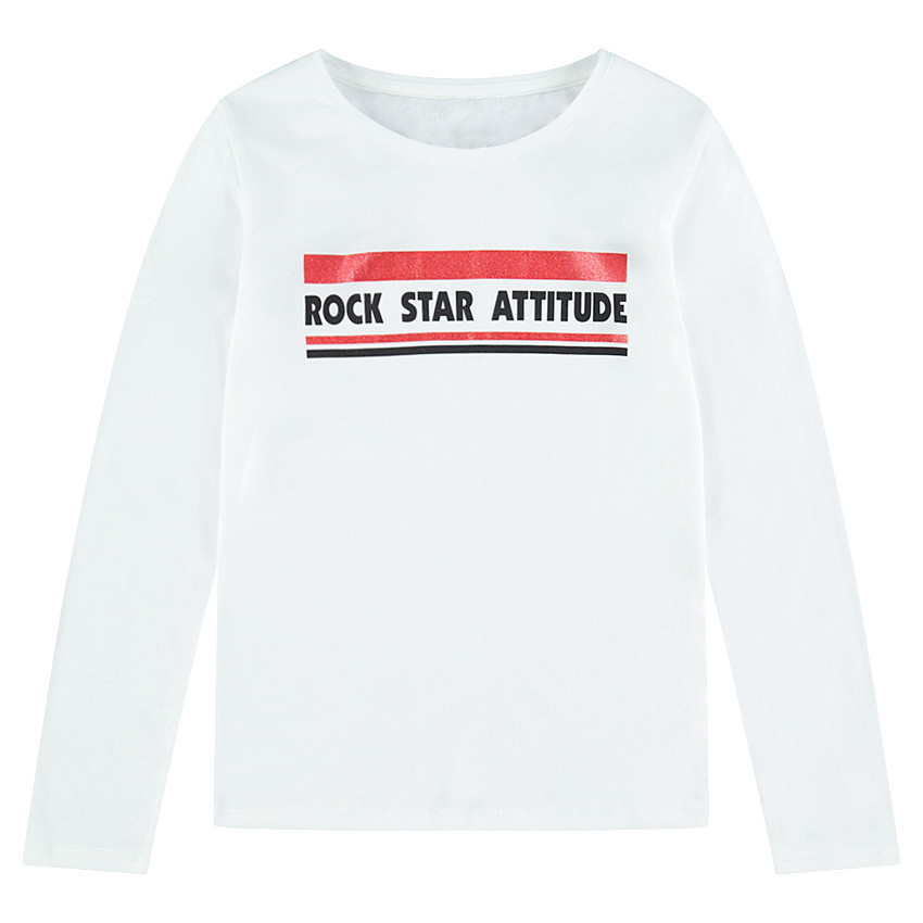 Παιδικά - Μακρυμάνικη μπλούζα από ζέρσεϊ με τυπωμένο μήνυμα 