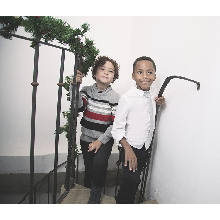 Πουκάμισο μακρυμάνικο λευκόhe με Γραβάτα για αγόρι 