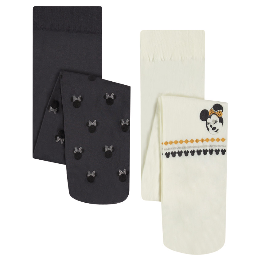 2 οπάκ καλσόν Disney με στάμπα και εμπριμέ μοτίβο Minnie   Additional 2 οπάκ καλσόν Disney με στάμπα και εμπριμέ μοτίβο Minnie