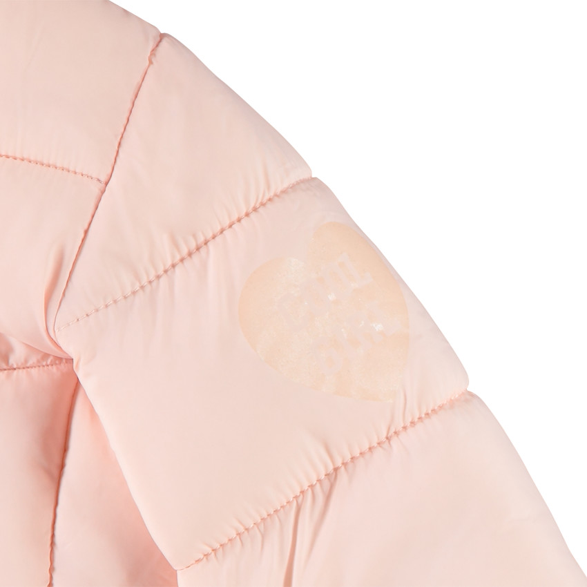 Μπουφάν με κουκούλα για bebe κορίτσι με επένδυση micropolaire 