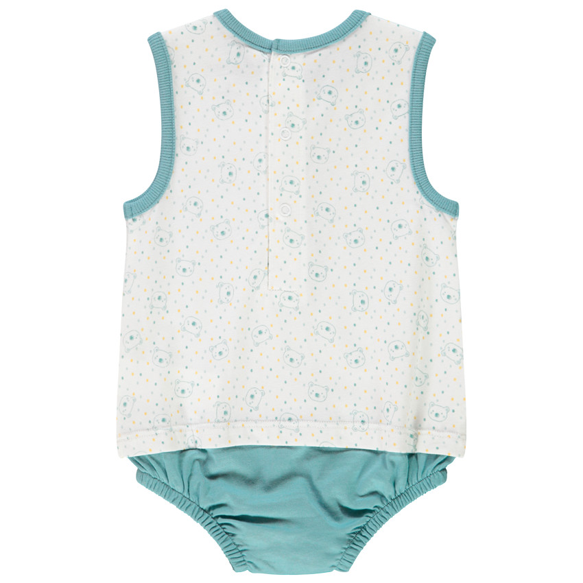 Combi κοντό bloomer effet 2en1 για bebe αγόρι  Additional Combi κοντό bloomer effet 2en1 για bebe αγόρι