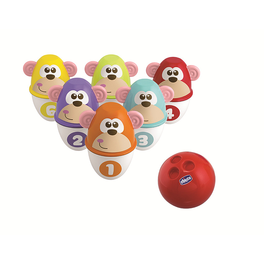 Bowling Set Monkey Strike 2 σε 1  Additional Bowling Set Monkey Strike 2 σε 1