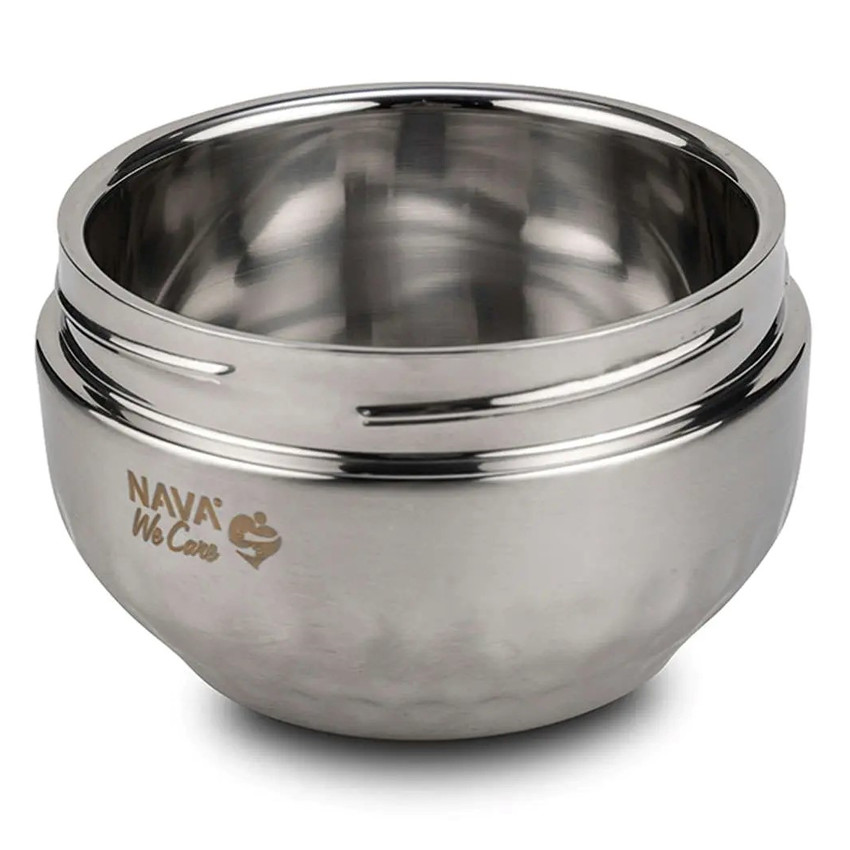 Δοχείο Φαγητού Ανοξείδωτο SS304 Στρογγυλό "We Care" 1000ml 