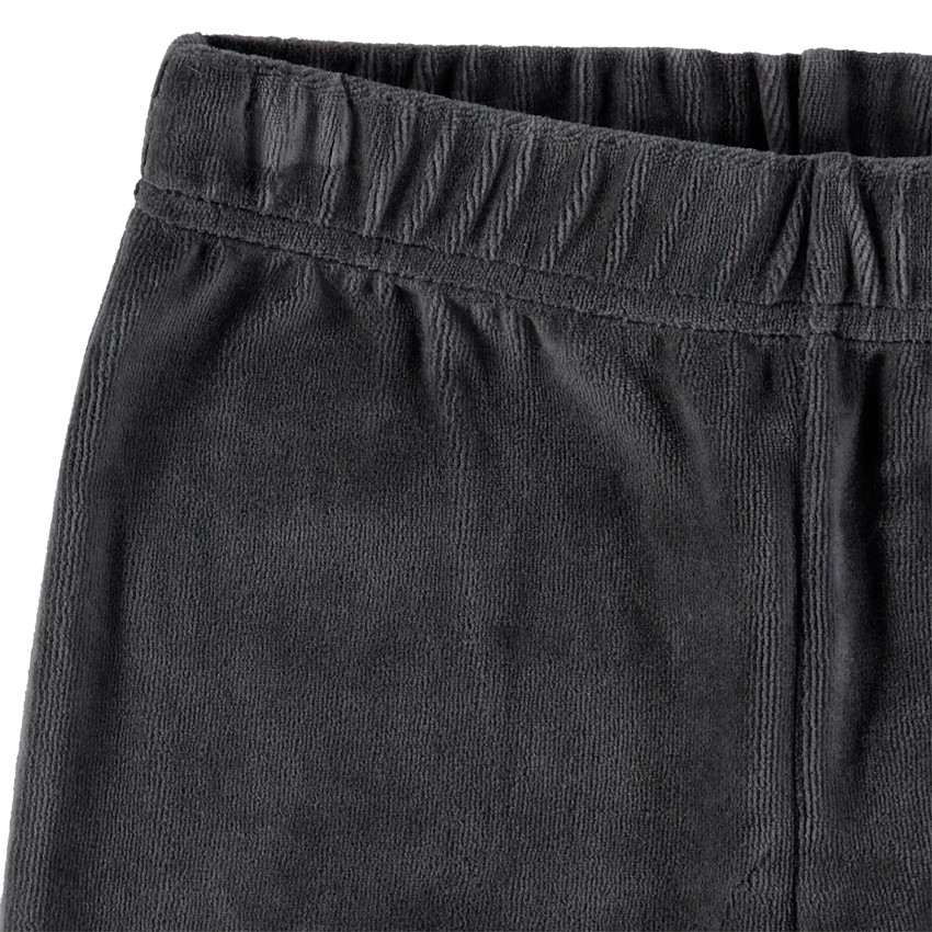 Δίχρωμη βελουτέ πιτζάμα με τυπωμένη πριγκίπισσα 