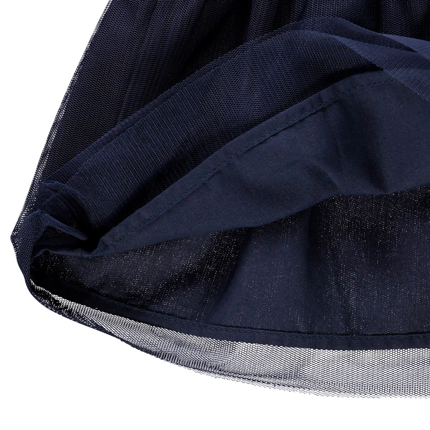 Τουνίκ με σχέδιο μακρυμάνικο effet 2 σε 1 για κορίτσι 