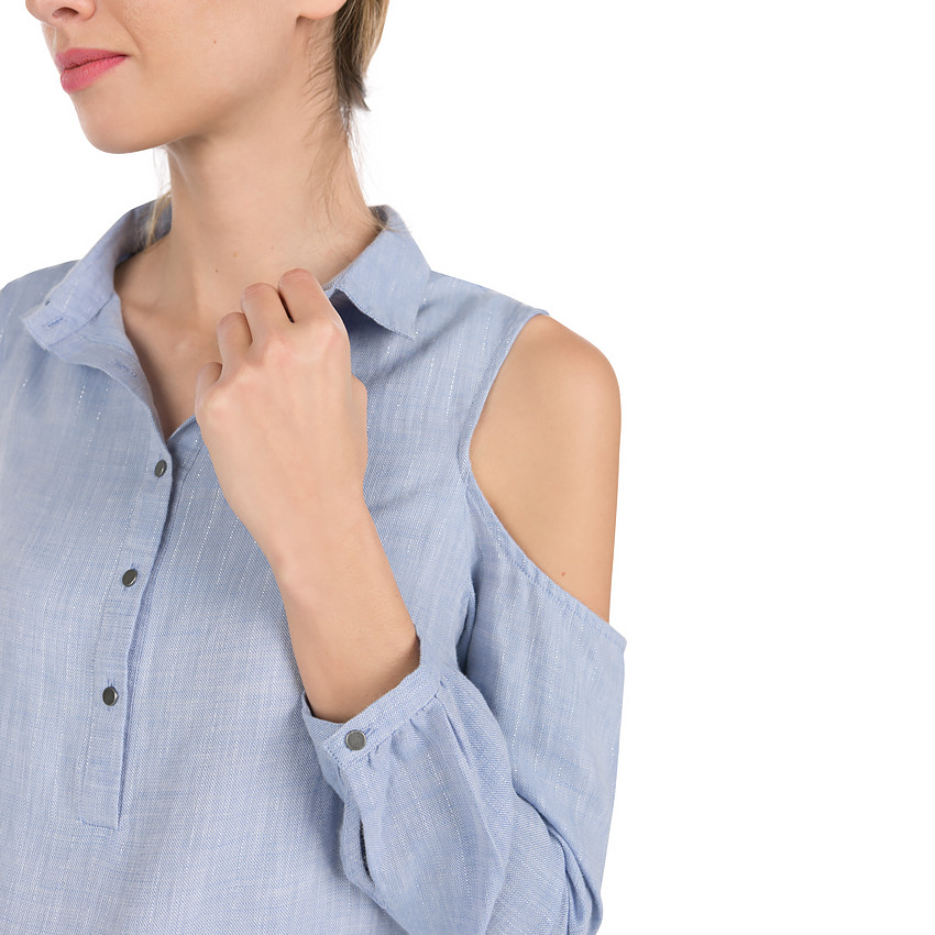 Τουνίκ εγκυμοσύνες με αζούρ σχέδιο στους ώμους 