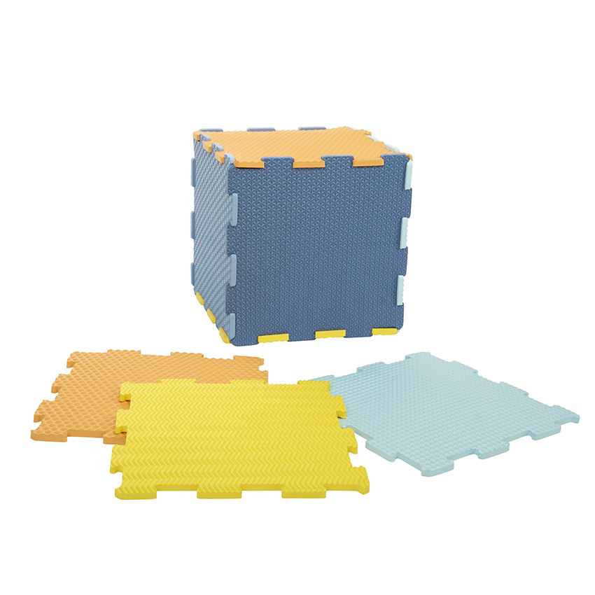 Χαλάκι δραστηριοτήτων από αφρώδες υλικό με υφή 90 x 90 cm 