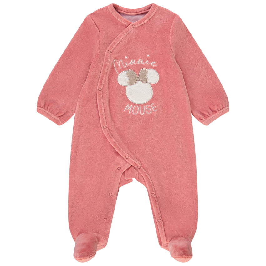 Σετ από 2 φορμάκια βελουτέ Minnie Disney για bebe κορίτσι 