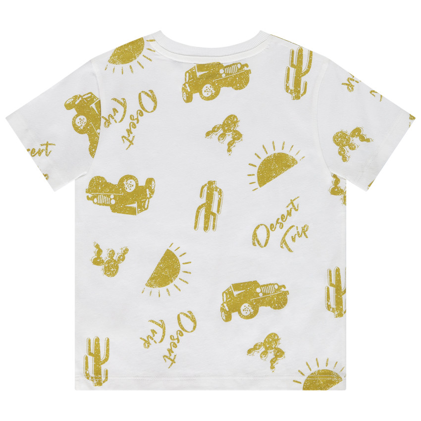 Κοντομάνικο μπλουζάκι με φαντεζί σχέδιο για αγόρι 