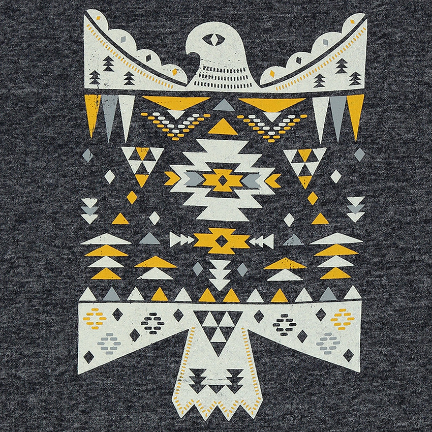 Παιδικά - Τουνίκ με άνοιγμα, λευκά νερά και τύπωμα σε στιλ ikat 