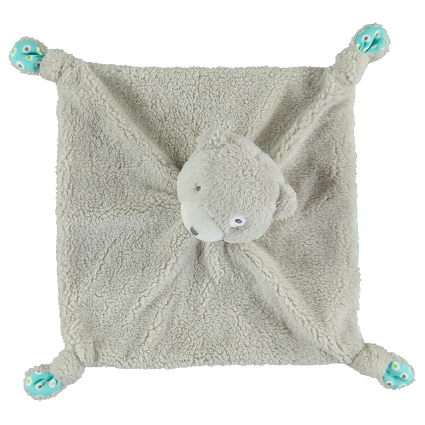 Doudou plat ours en sherpa 