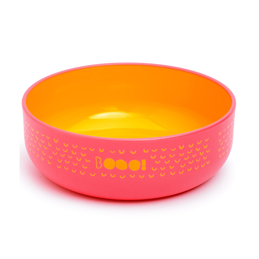 Παιδικό Πιάτο Βαθύ Βοοο! Ροζ 