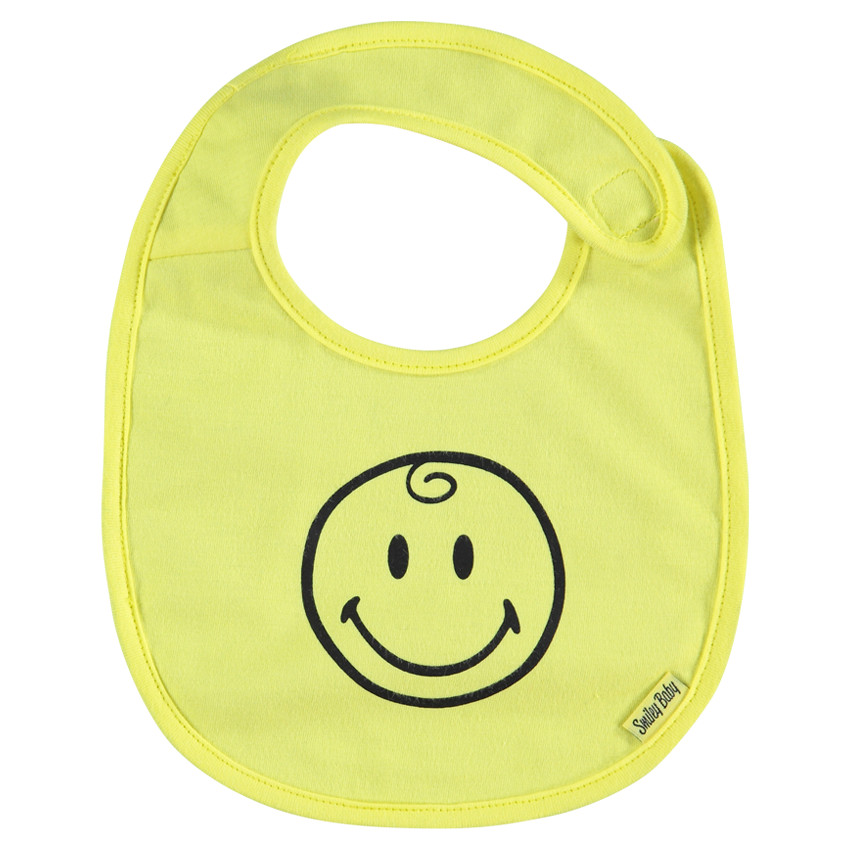 Σαλιάρα από ζέρσεϊ με στάμπα SMILEY BABY Smiley   Additional Σαλιάρα από ζέρσεϊ με στάμπα SMILEY BABY Smiley