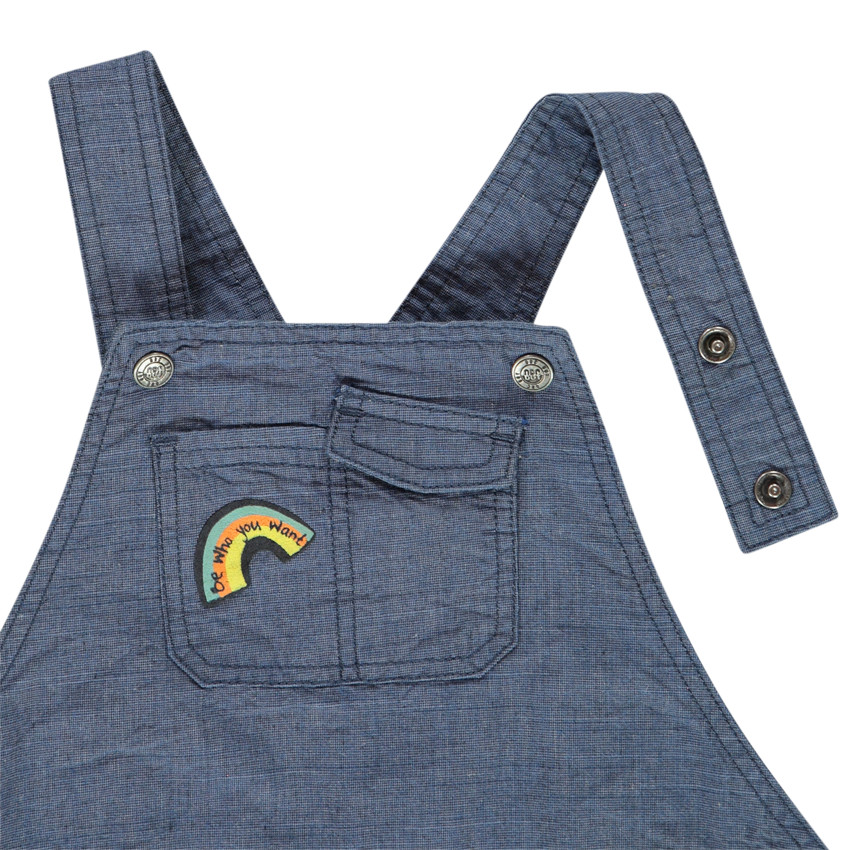 Salopette courte en coton pour bébé garçon  Additional Salopette courte en coton pour bébé garçon