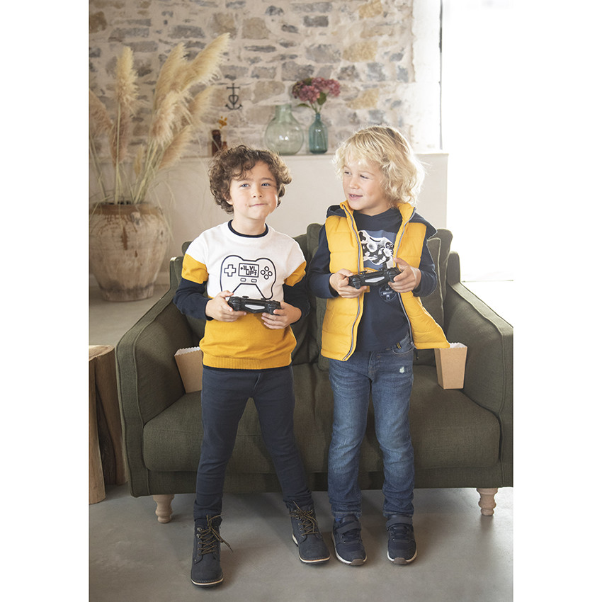 Jean slim στυλ ξεβαμμένο για αγόρι 