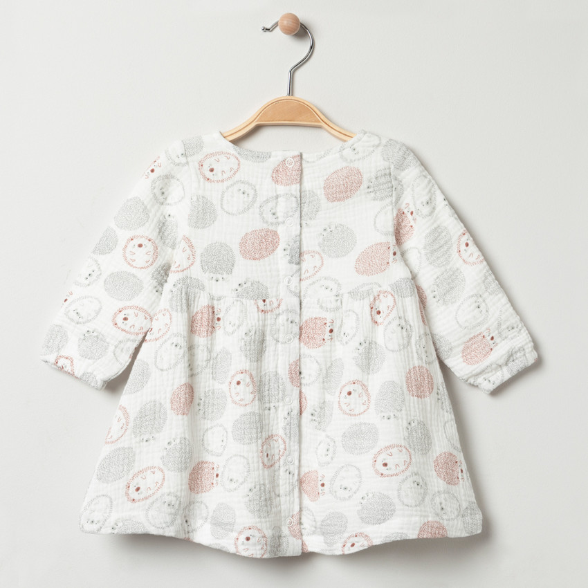 Φόρεμα στυλ γάζα Βαμβακερό με σχέδια σε όλη την επιφάνεια  Additional Φόρεμα στυλ γάζα Βαμβακερό με σχέδια σε όλη την επιφάνεια