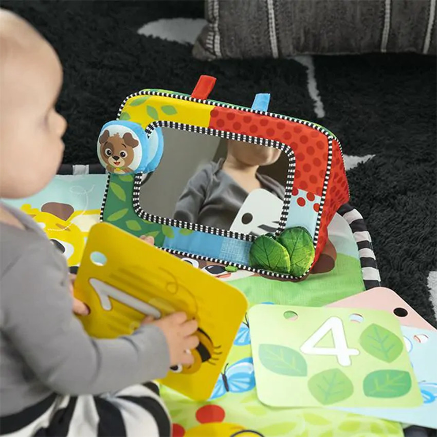 Discovery Garden χαλάκι δραστηριοτήτων & καθρέφτης BABY EINSTEIN  