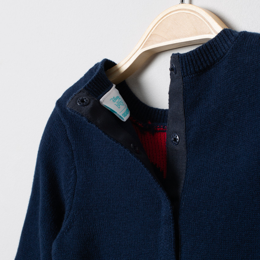 Φόρεμα μακρυμάνικο πλεκτό Minnie Disney 