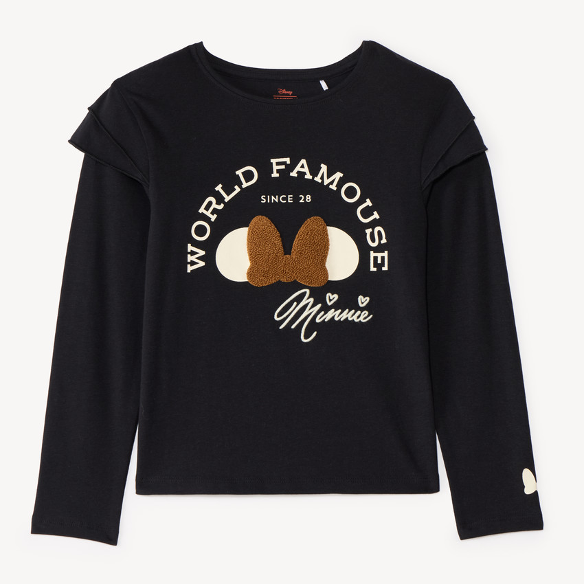T-shirt à manches longues Minnie pour fille 