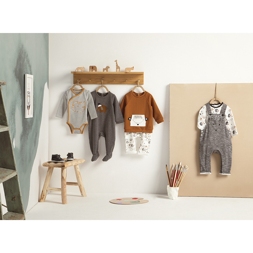 Σύνολο από πλεκτό με σχέδιο σκαντζόχοιροι για μωρό αγόρι 