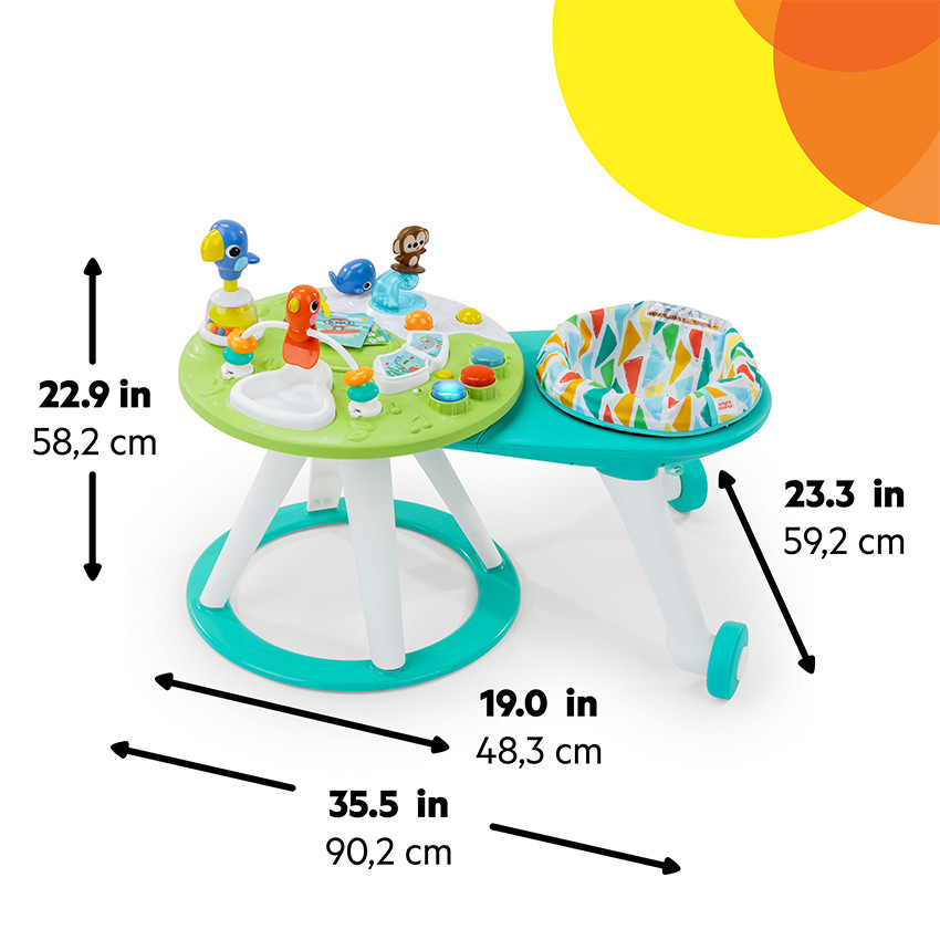 Κέντρο Δραστηριοτήτων – Τροπικό Σχέδιο Around We Go 2in1 Tropic Cool BRIGHT STARTS  