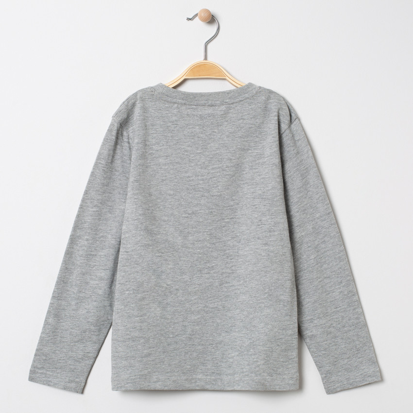 T-shirt manches longues chiné print Dinosaure  Additional T-shirt manches longues chiné print Dinosaure