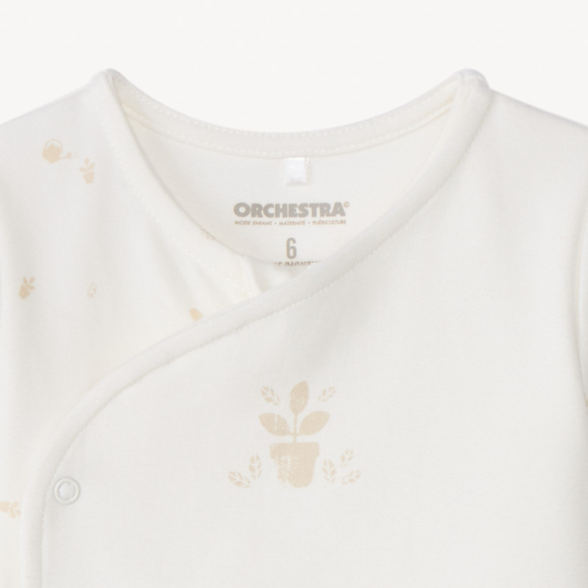 Φορμάκι με φερμουάρ και εκτύπωση effet 2-σε-1 για μωρό 