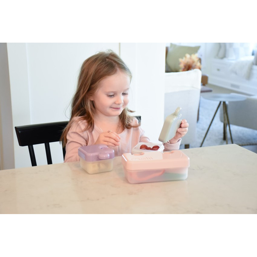 Φαγητοδοχείο Παζλ (Bento) Purple/Grey/Pink Melli 