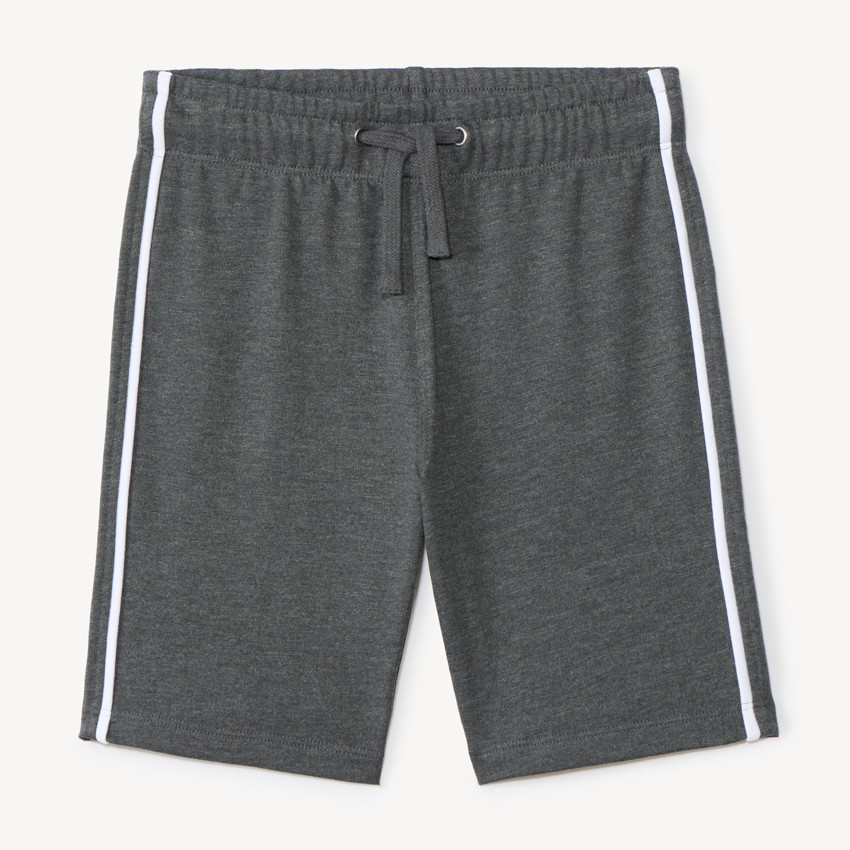 Bermuda de sport en molleton avec bandes pour garçon 