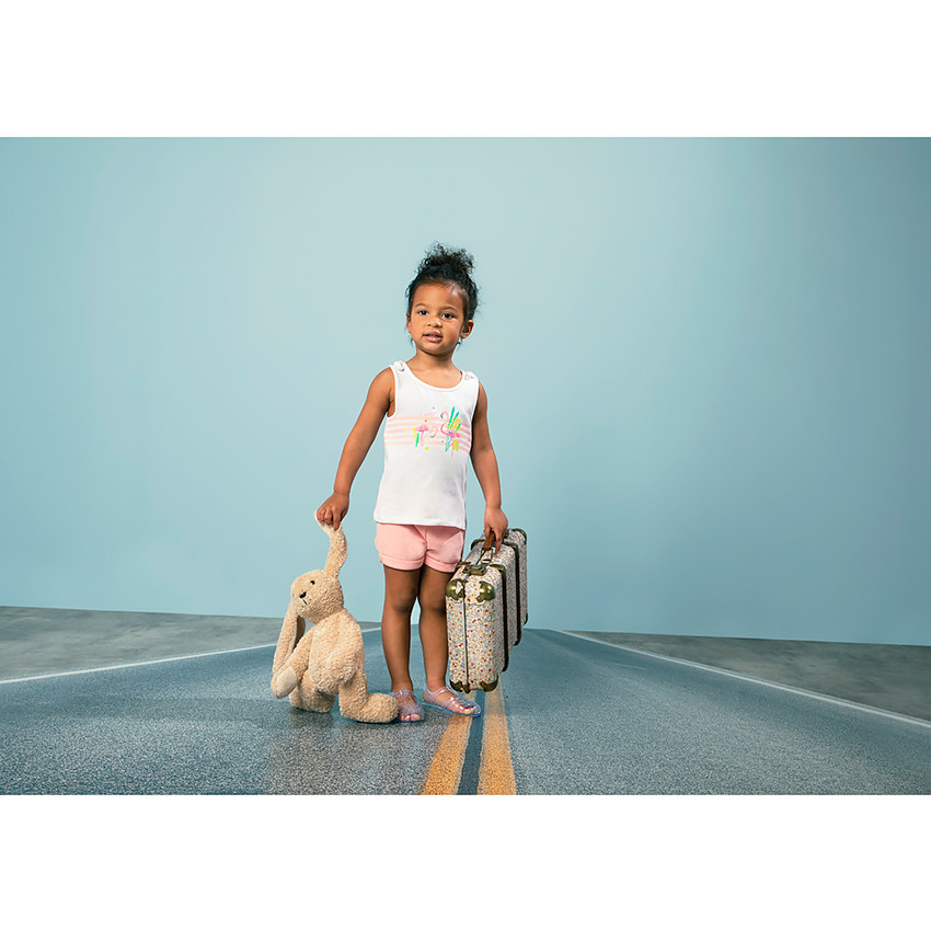 Αμάνικο μπλουζάκι σχέδιο για bebe κορίτσι 