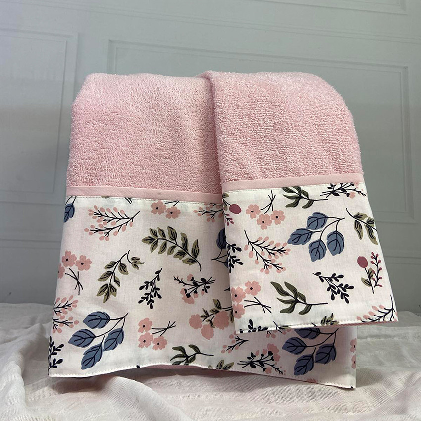 Σετ Πετσέτες 2τμχ Flowers & Butterflies 