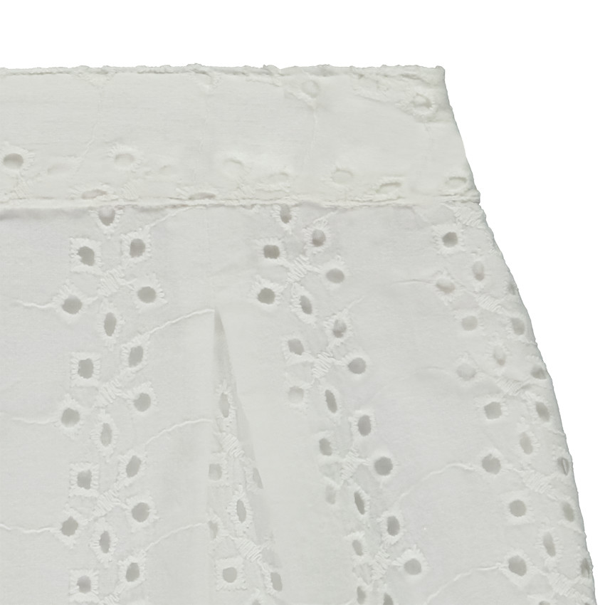 Σορτς από κεντημένη αγγλική δαντέλα για κορίτσι 