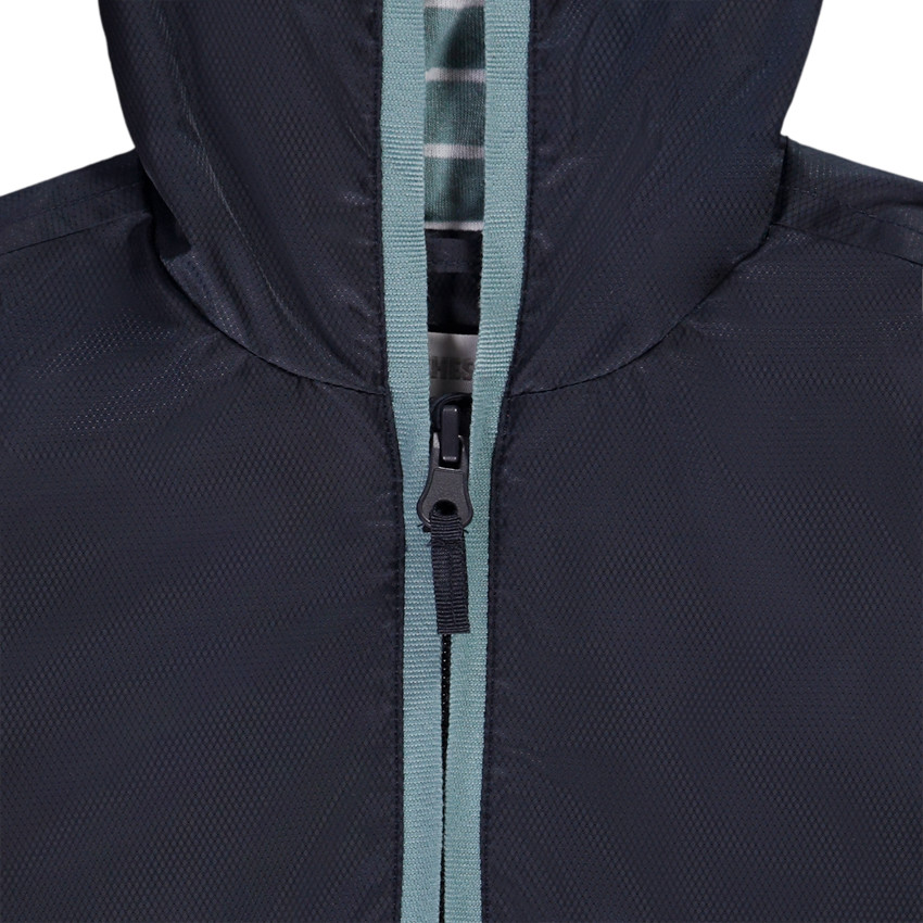 Aντιανεμικό με κουκούλα ριγέ polyester recycled για αγόρι 