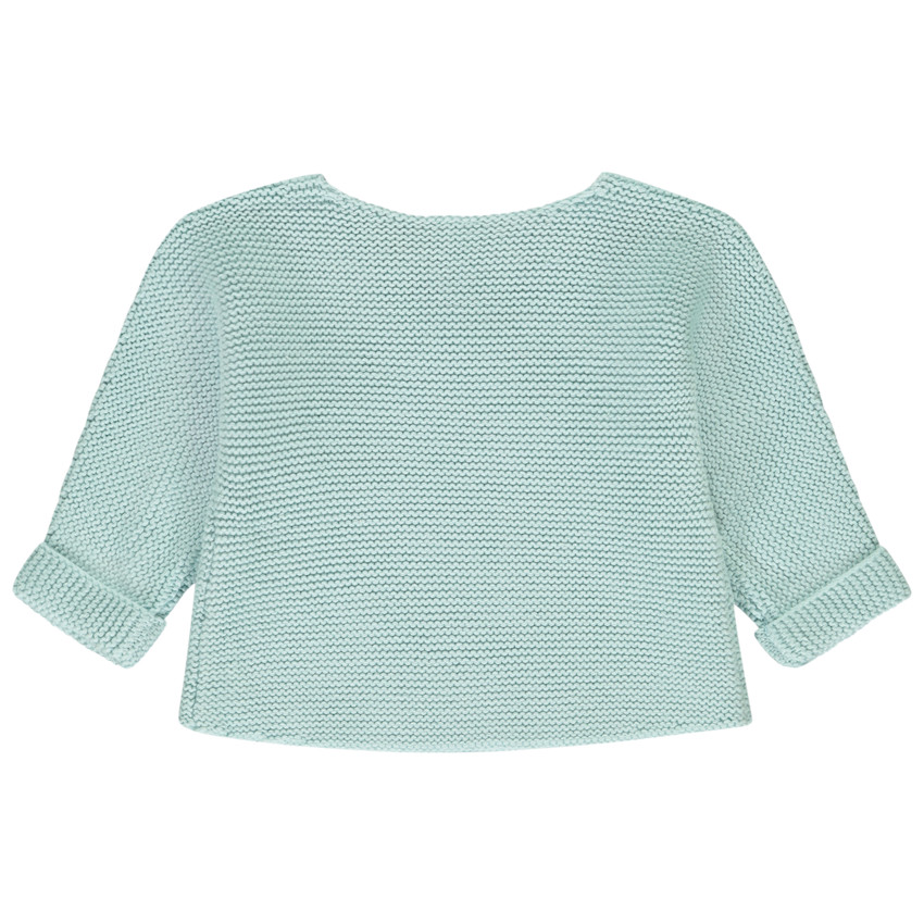 Ζακέτα πλεκτό με σχέδιο καρδιά για μωρό 