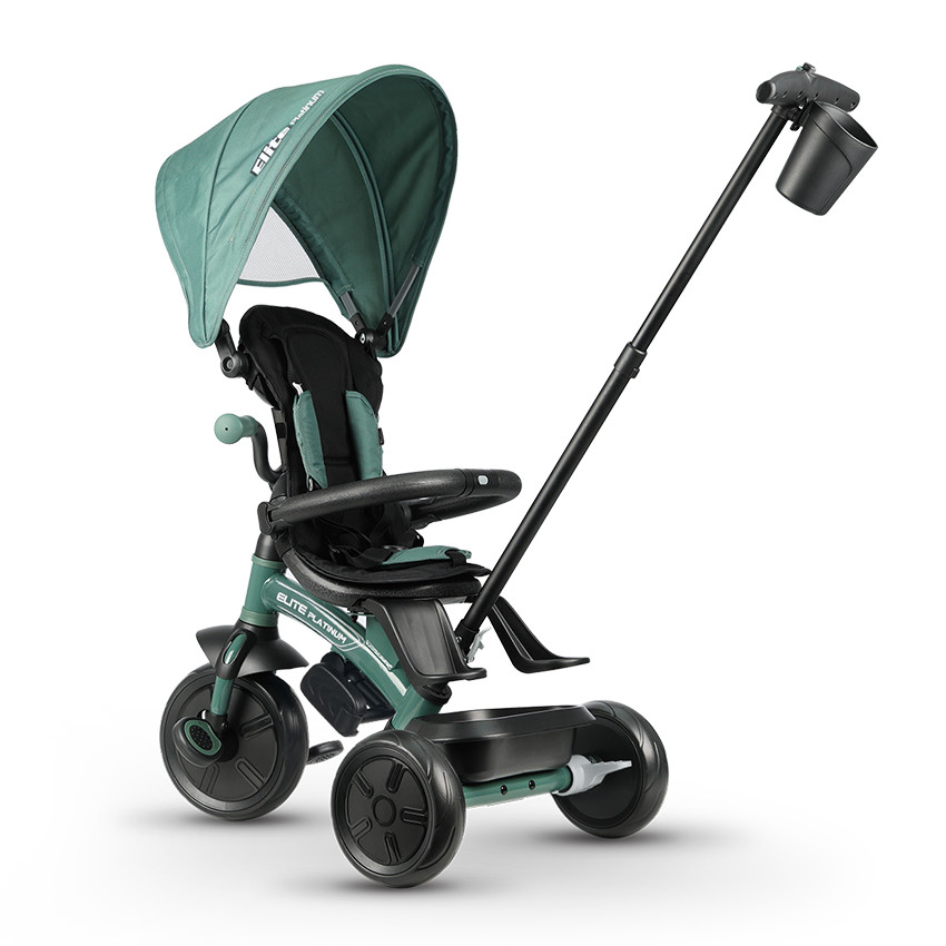Τρίκυκλο Ποδηλατάκι Elite Platinum Green - Qplay 
