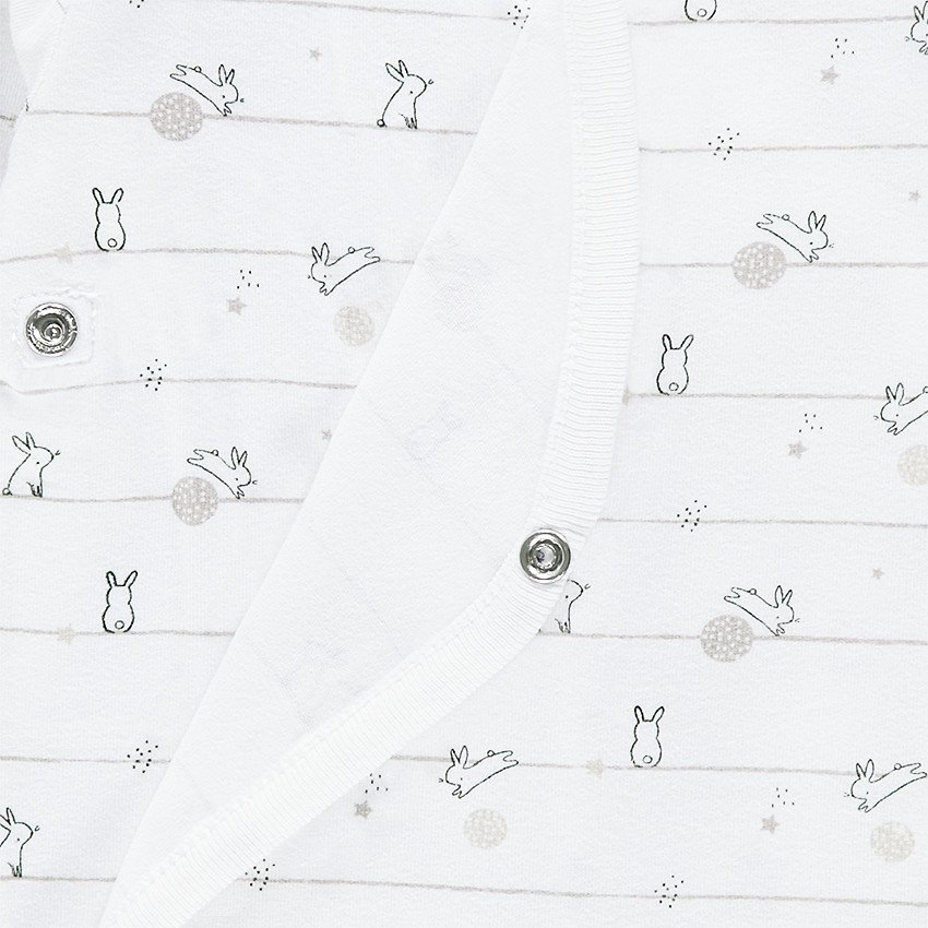 Σετ 2 μακρυμάνικα φορμάκια από ζέρσεϊ με διακοσμητικά σχέδια 