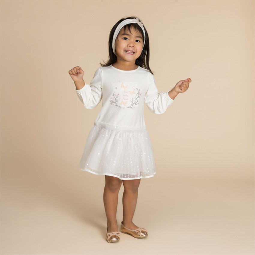 Bandeau avec fleurs effet pétales 3D pour bébé fille 