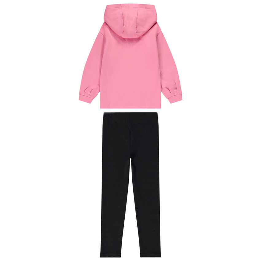 Ensemble 2 pièces en molleton print fantaisie pour fille 