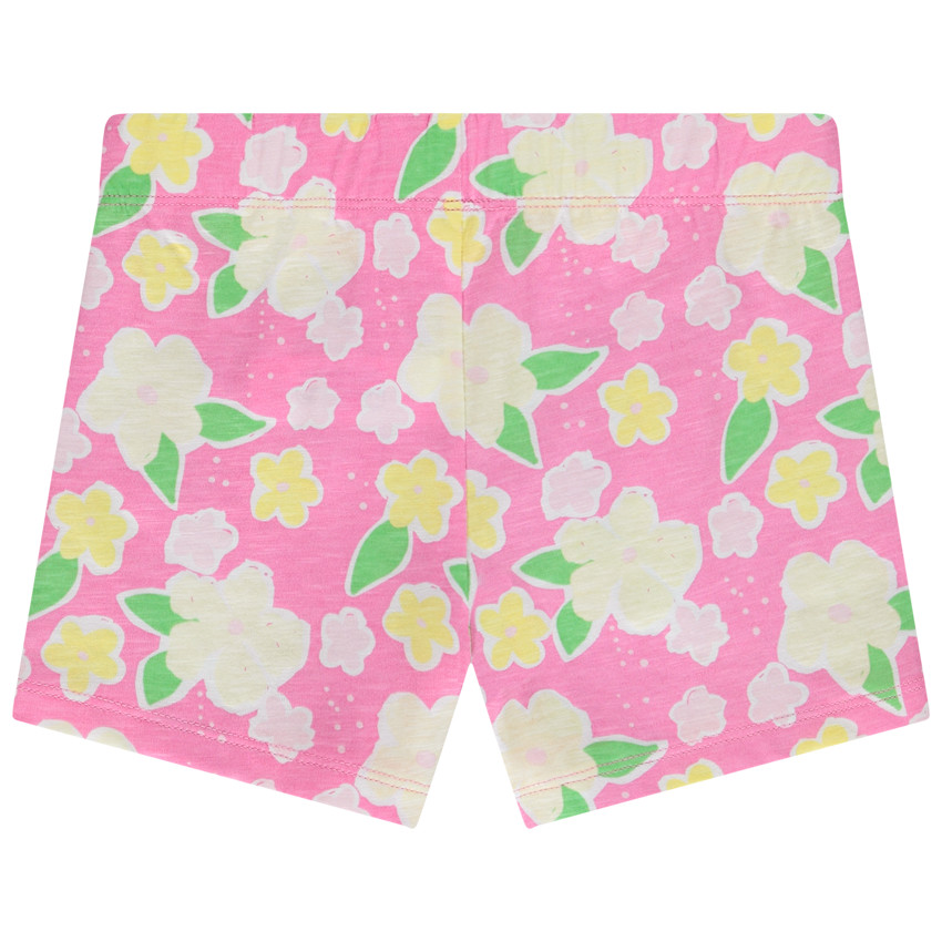 Πιτζάμα 2 τμχ. από jersey με λουλούδι σχέδιο για κορίτσι 