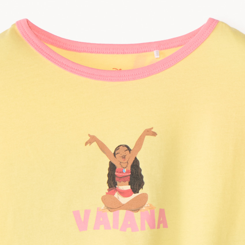 T-shirt με κοντά μανίκια με σχέδιο Vaiana Disney κορίτσι 